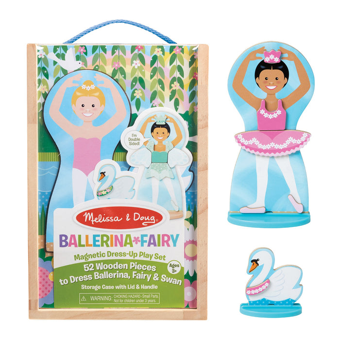 Ballerina/Fairy Magnetic Dress-Up Play Set X7