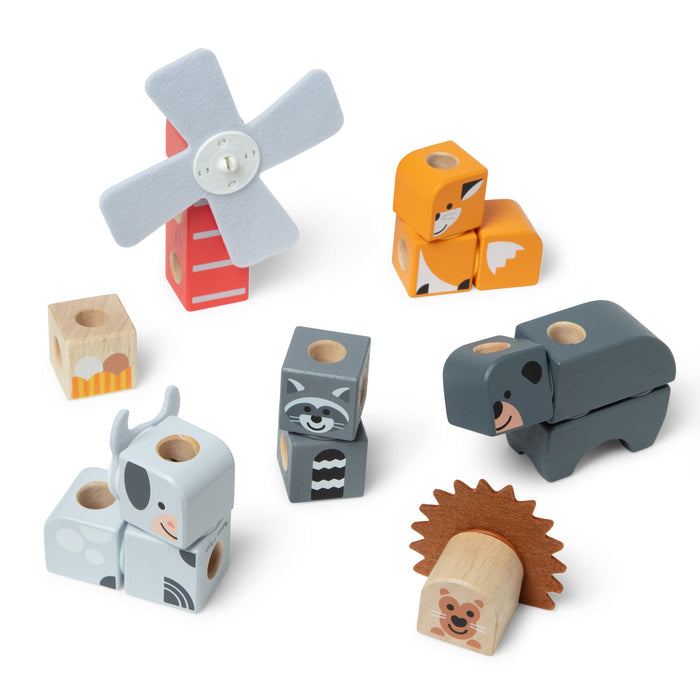Blockables™ Play Sets Farm Friends and Woodland Friends 2-Pack Bundle X2