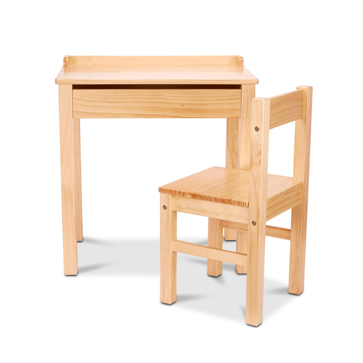 Child's Lift-Top Desk & Chair - Honey B4