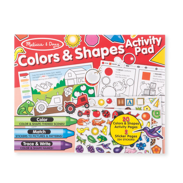 Colors & Shapes Activity Pad T9