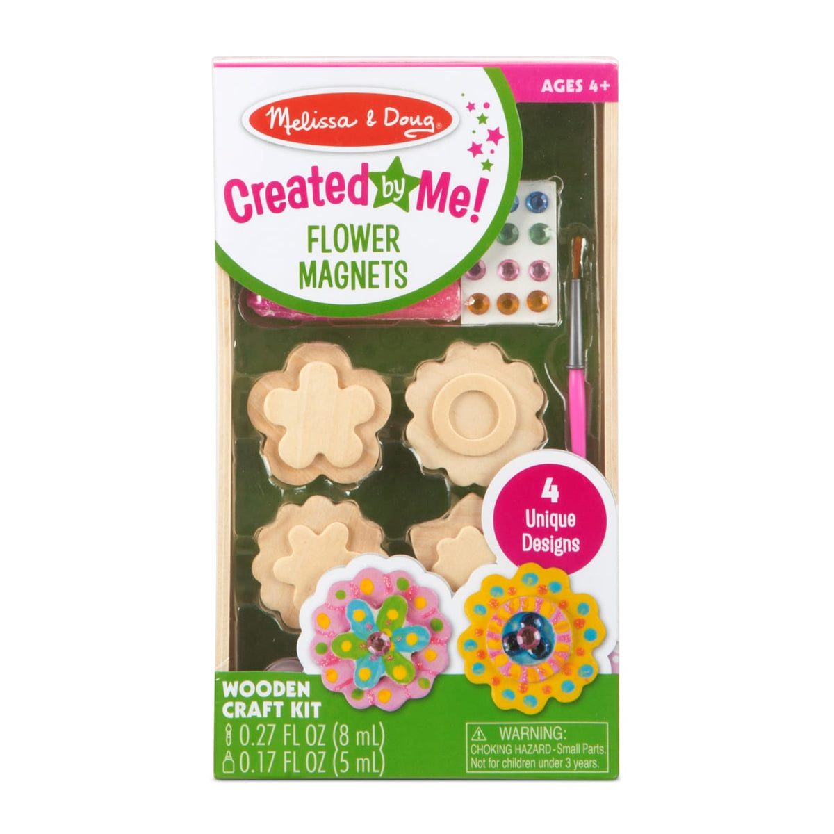 Created by Me! Flower Magnets Wooden Craft Kit D2