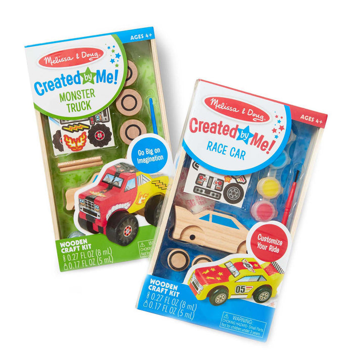 Created By Me!™ Vehicles Craft Kit 2-Pack: Race Car & Monster Truck B4