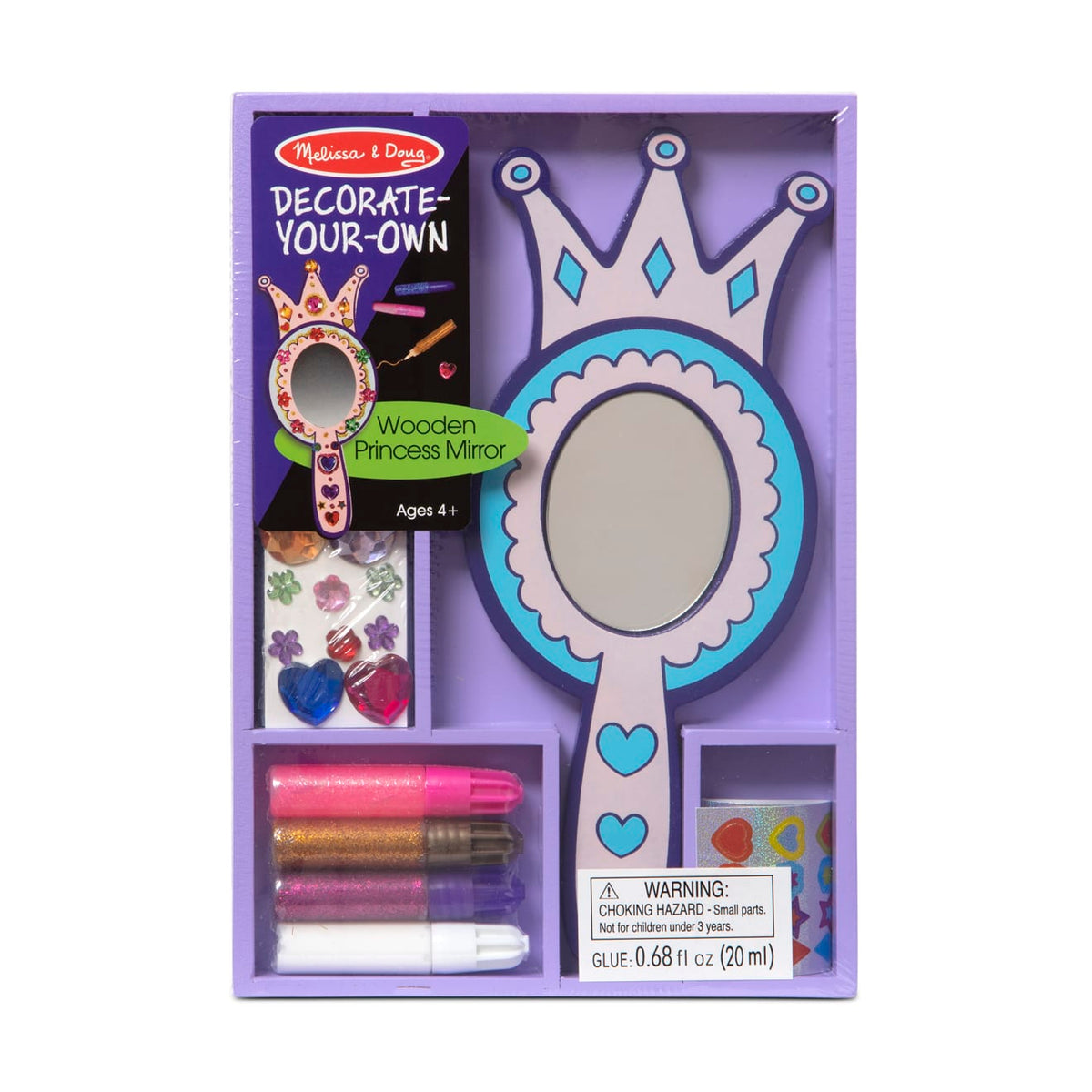 Decorate-Your-Own Wooden Princess Mirror R3