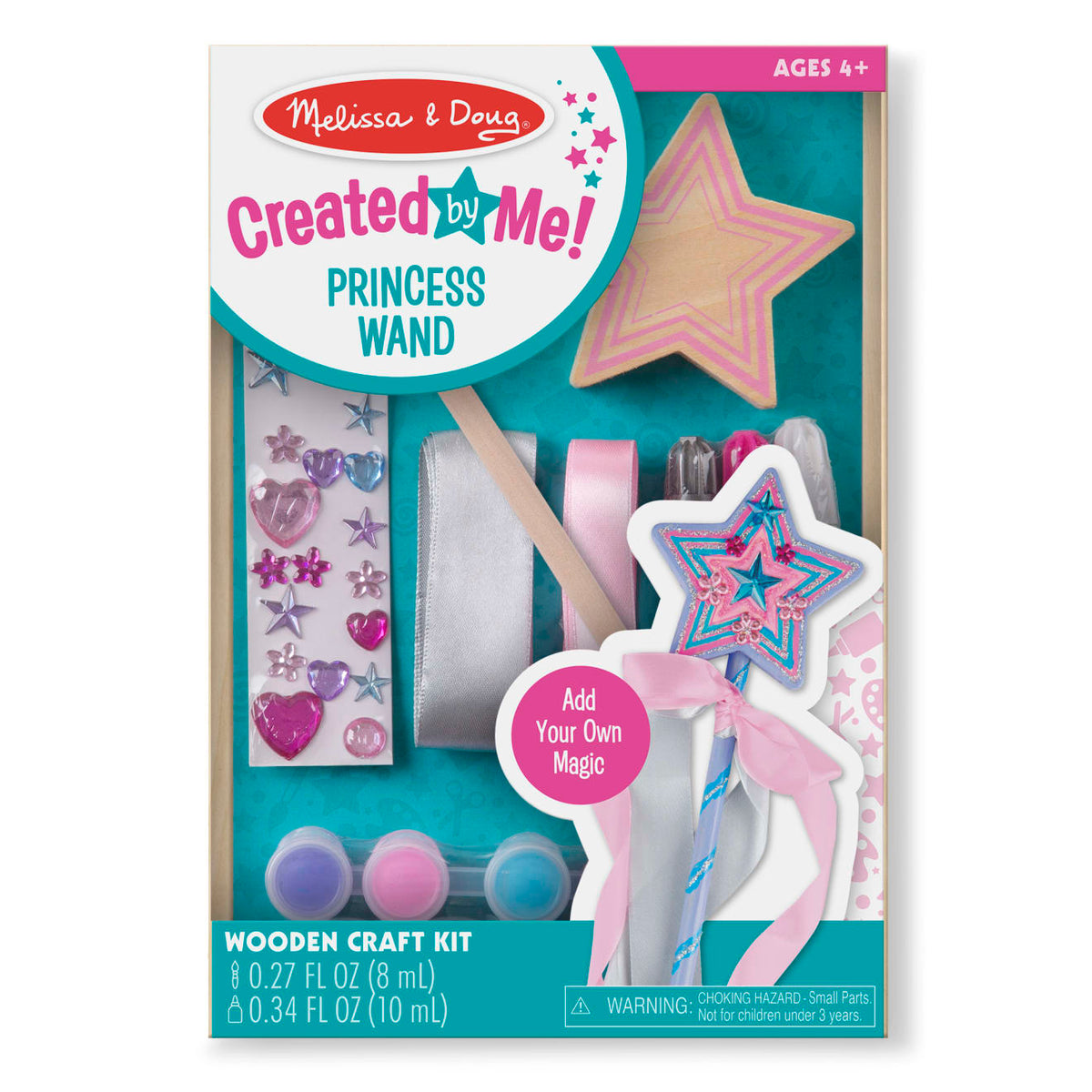 Decorate-Your-Own Wooden Princess Wand F5