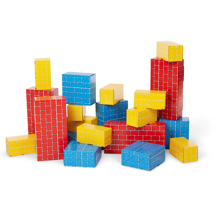 Deluxe Jumbo Cardboard Blocks - 40 Pieces W6