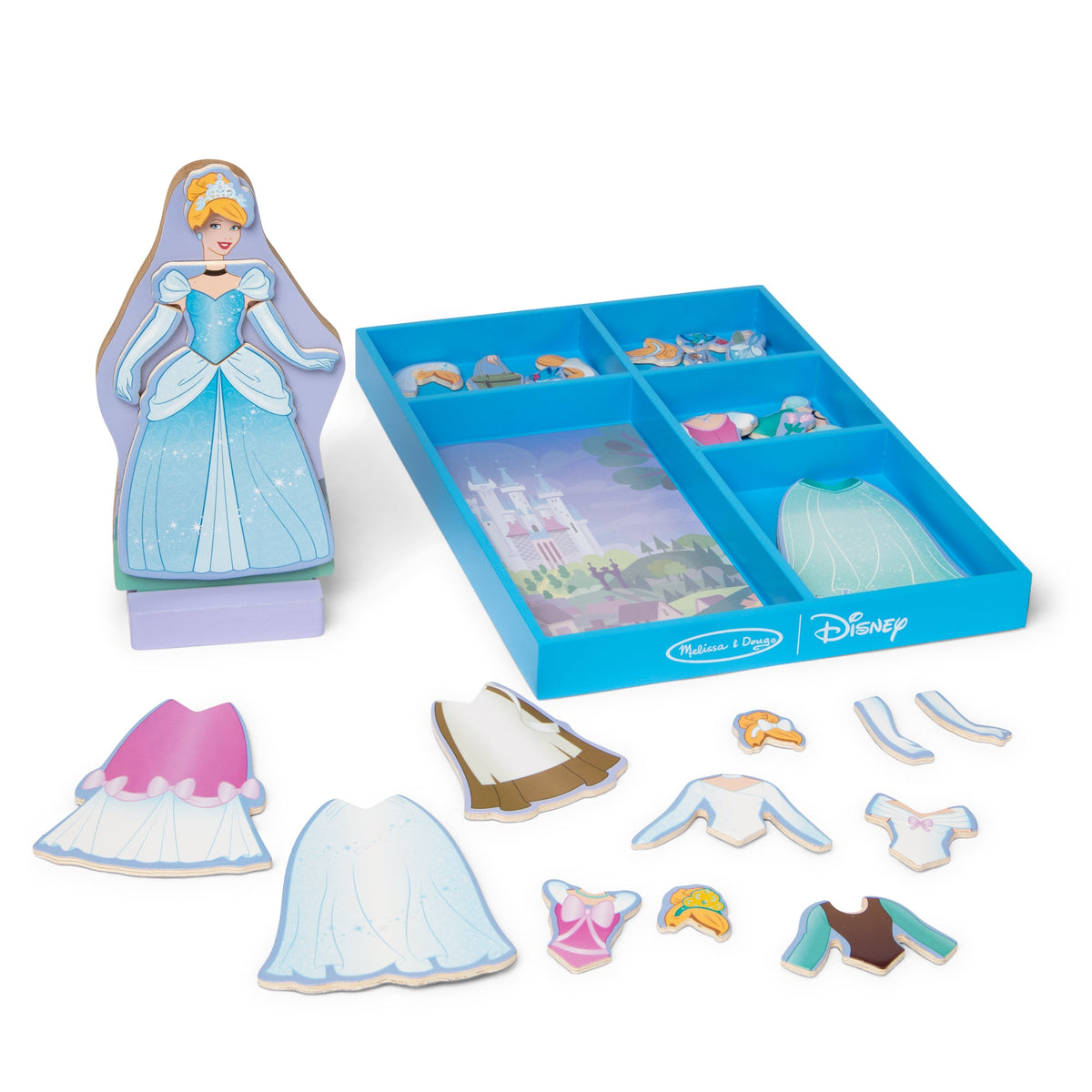 Disney Cinderella Wooden Magnetic Dress-Up C7