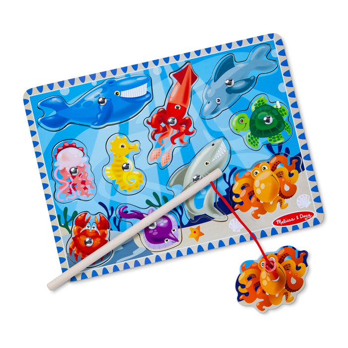 Fishing Magnetic Puzzle Game - 10 Pieces V0