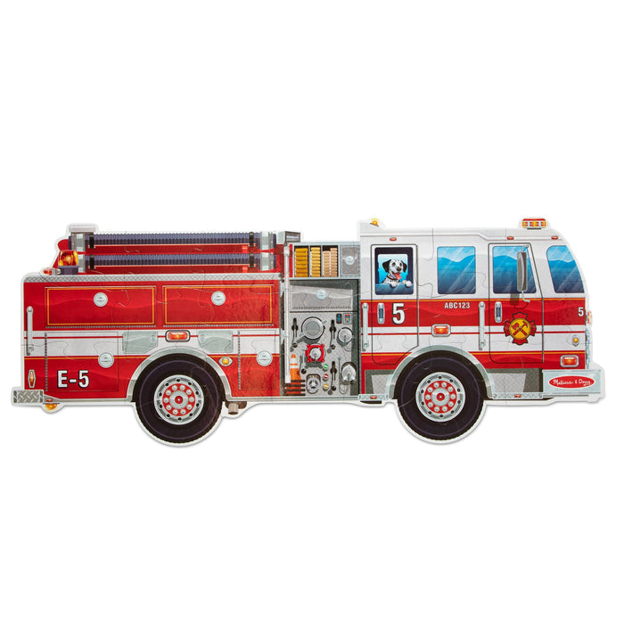Giant Fire Truck Floor Puzzle - 24 Pieces C1