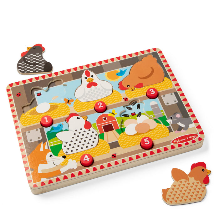 Happy Hens Push to Pop Puzzle V2