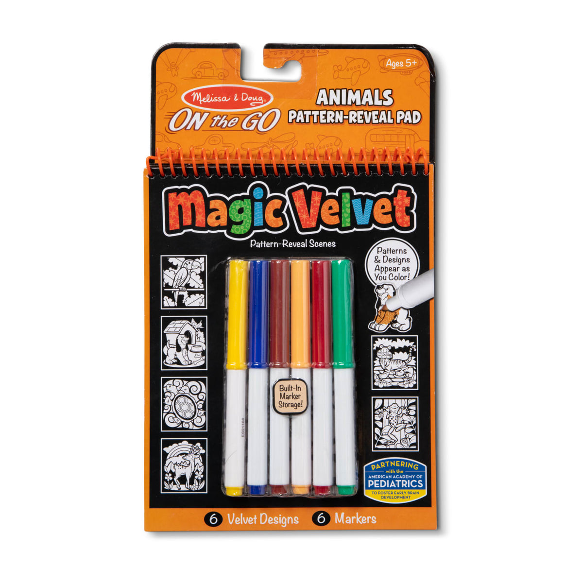 Magic Velvet Animal Scenes - On the Go Travel Activity D0