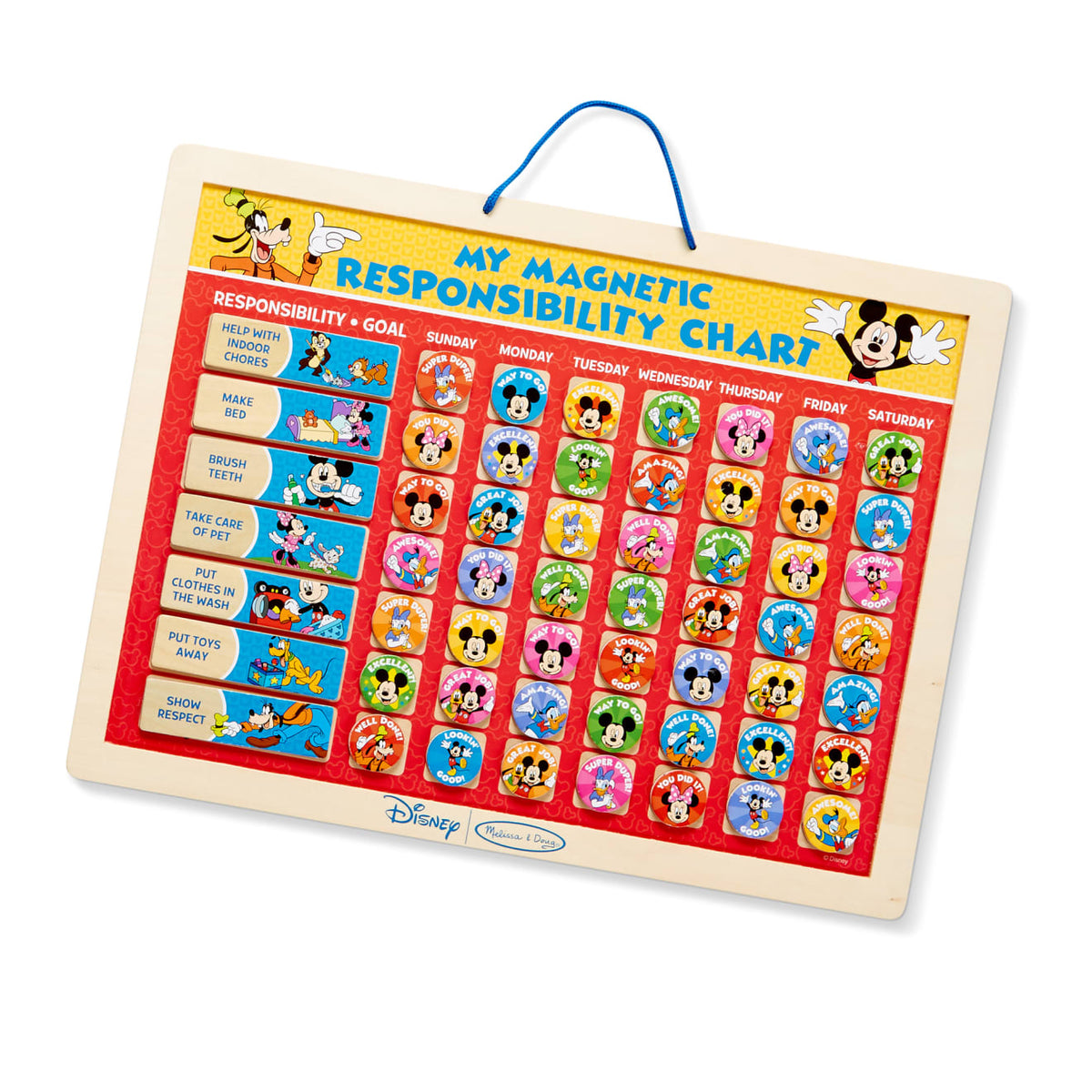 Mickey Mouse My Magnetic Responsibility Chart G7
