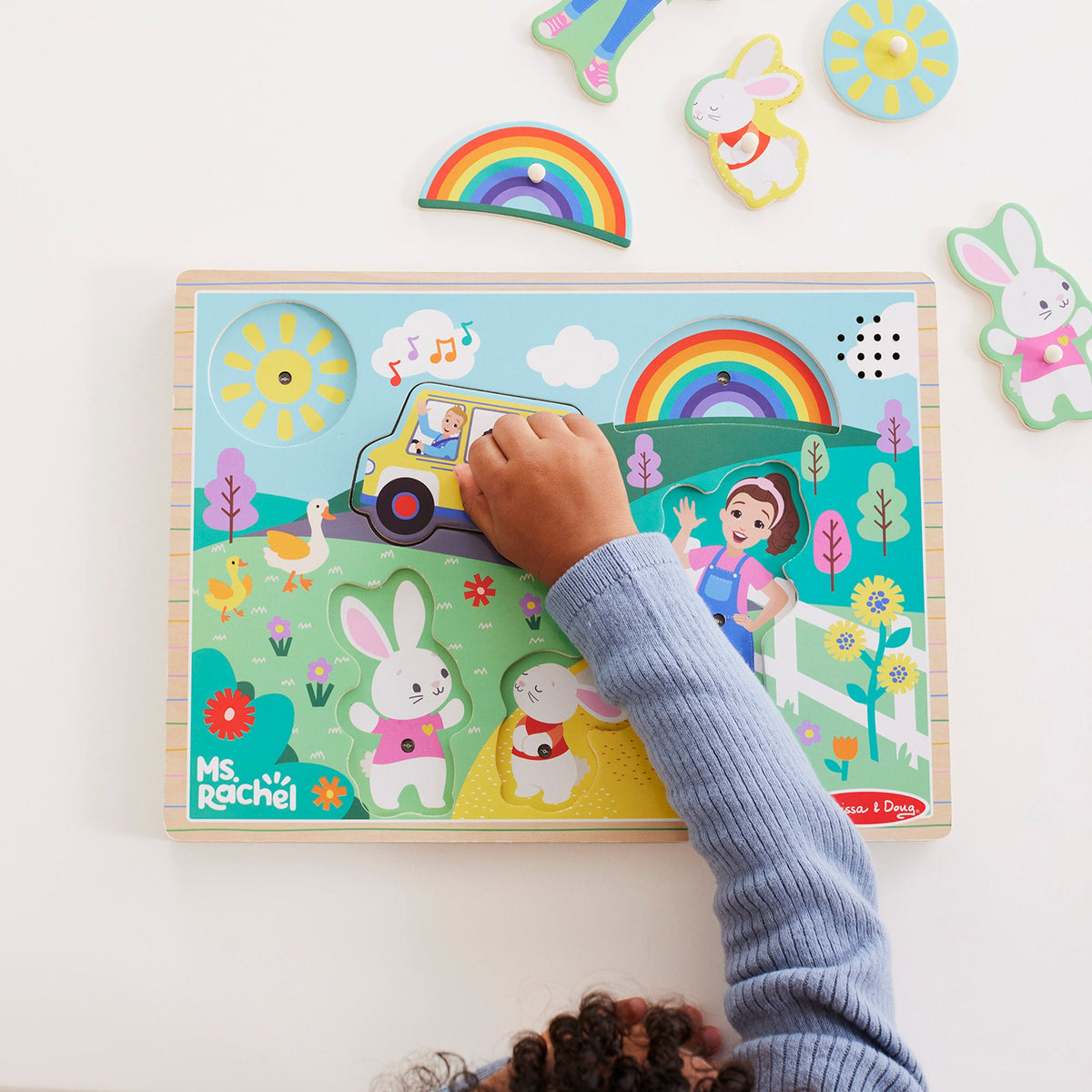 Ms. Rachel™ Wooden Song Puzzle – 6 Pieces G7