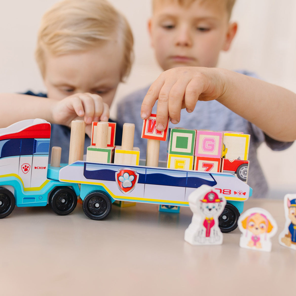 PAW Patrol Wooden ABC Block Truck K4