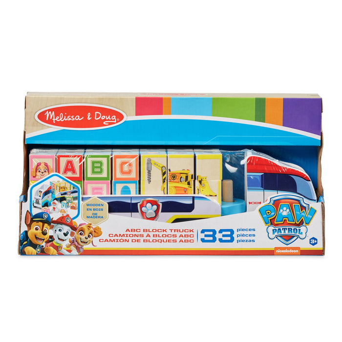 PAW Patrol Wooden ABC Block Truck U6