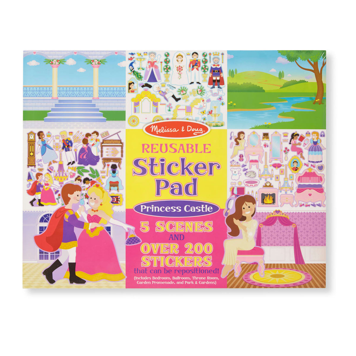 Reusable Sticker Pad Bundle - Fairy, Princess, Dress-Up, and Play House A7