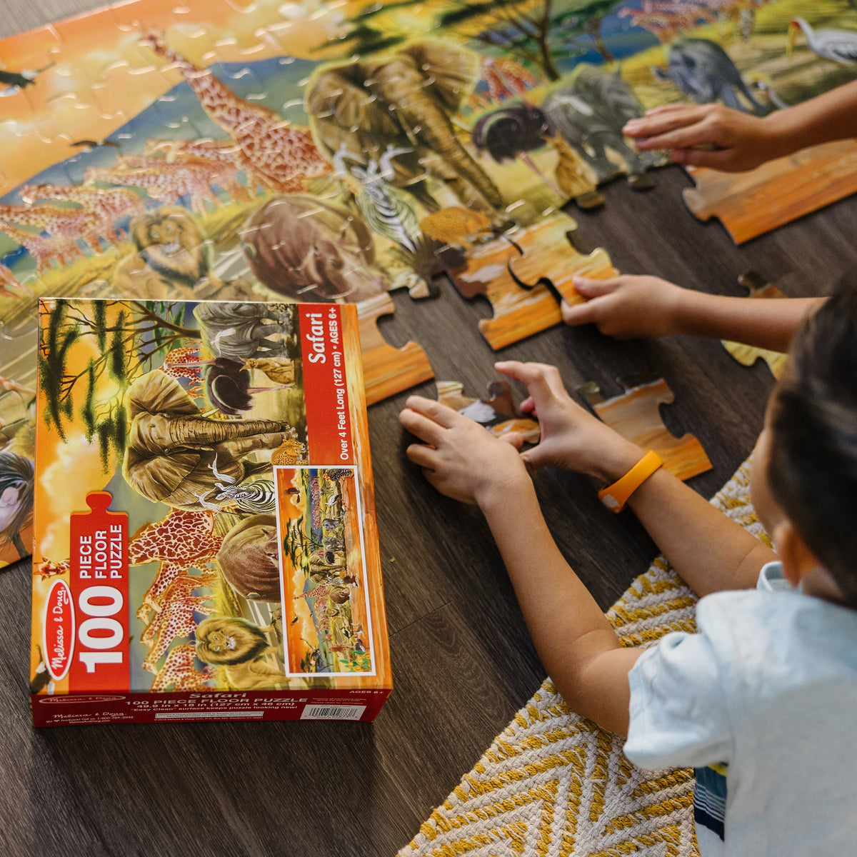 Safari Floor Puzzle - 100 Pieces B1
