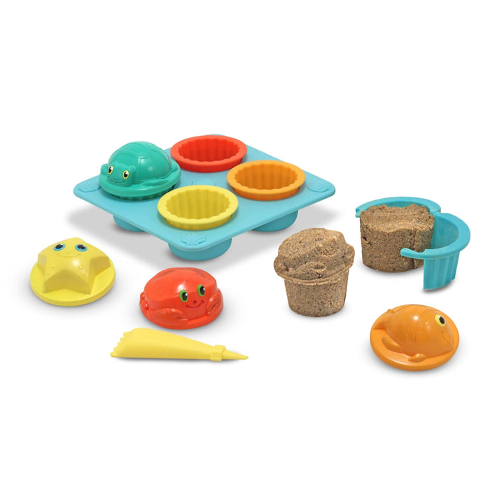 Seaside Sidekicks Sand Cupcake Set K3