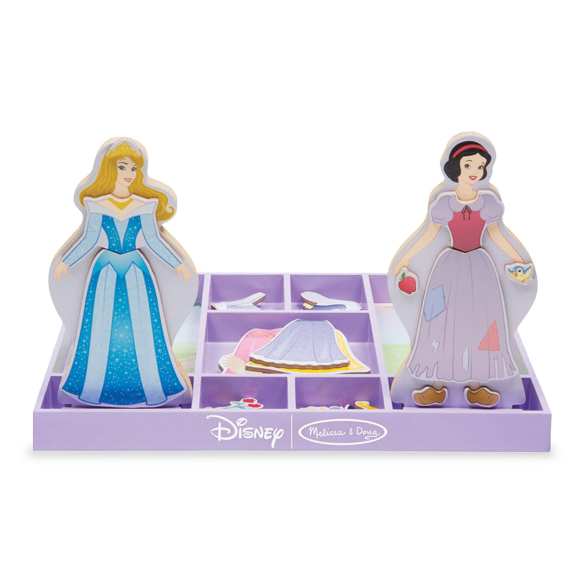Sleeping Beauty & Snow White Wooden Magnetic Dress-Up B2
