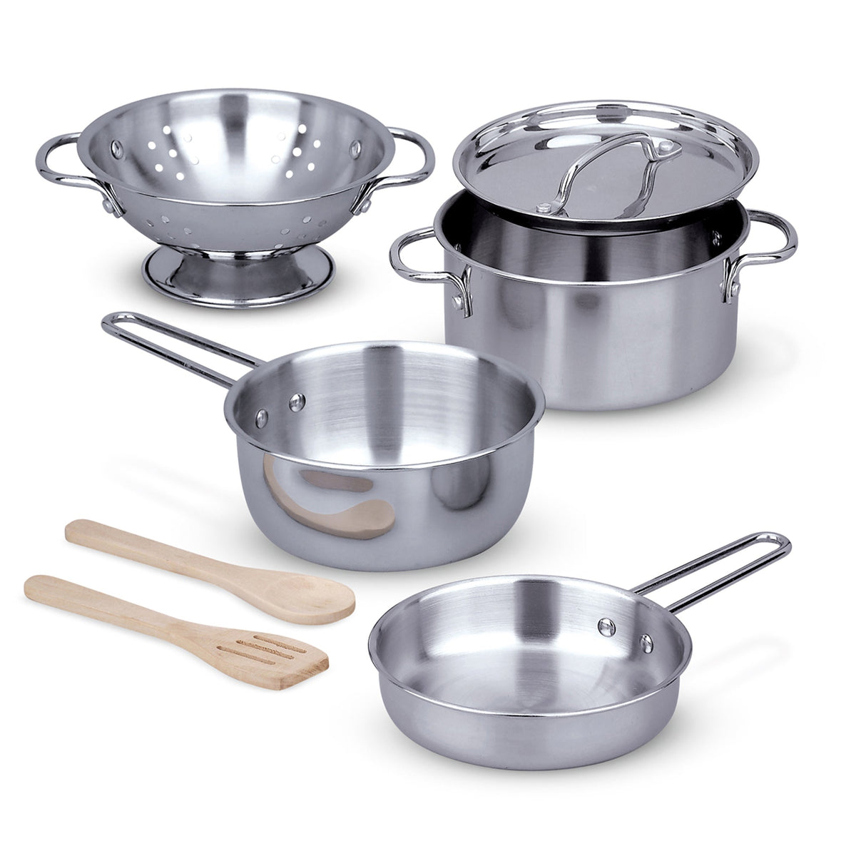 Stainless Steel Pots & Pans Play Set F6