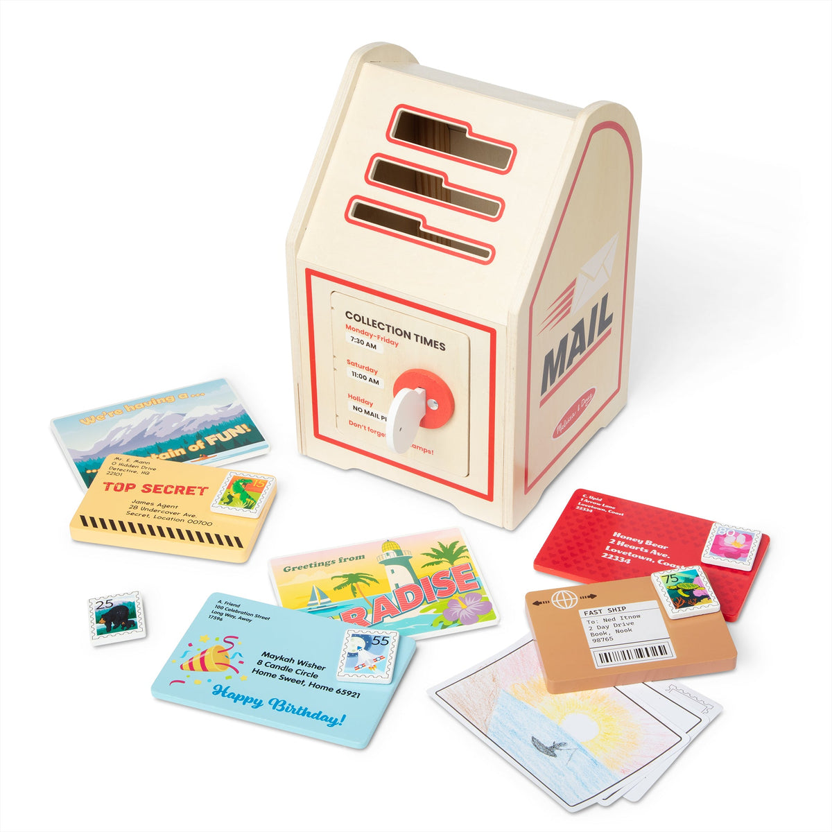 Stamp and Sort Mailbox Play Set H8