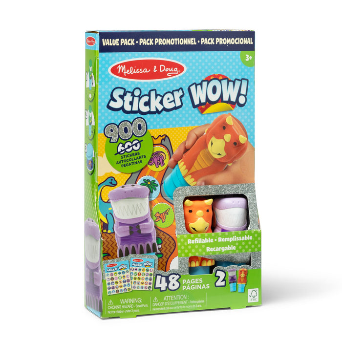 Sticker WOW!™ Activity Pad & Sticker Stamper Value Pack - Dinosaur K0