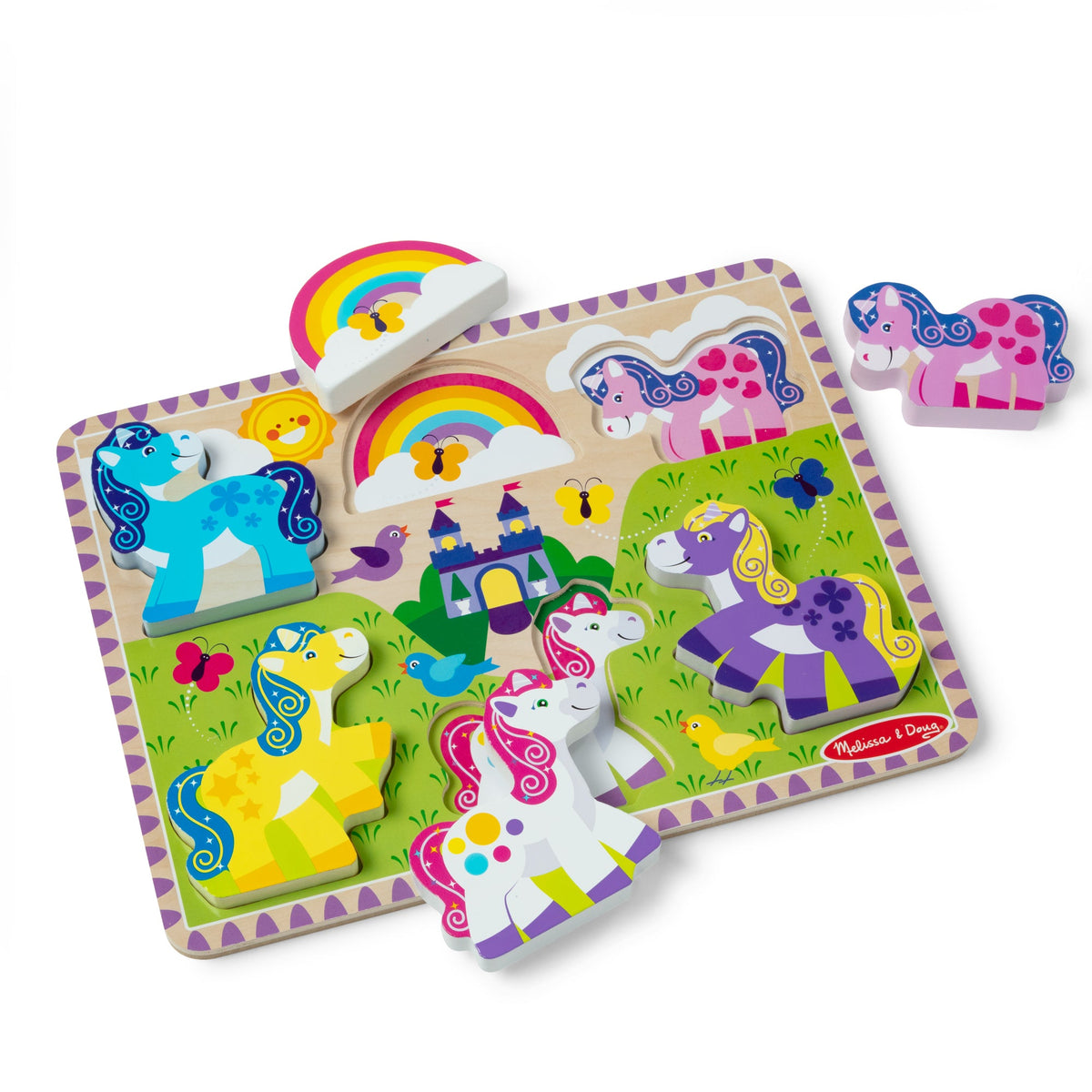 Unicorn Chunky Puzzle – 6 Pieces D6