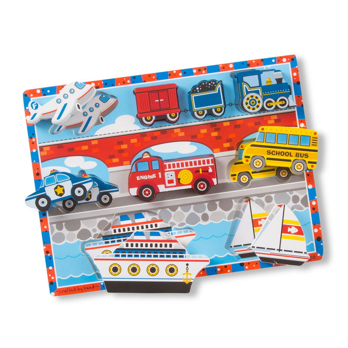 Vehicles Chunky Puzzle - 9 Pieces R5