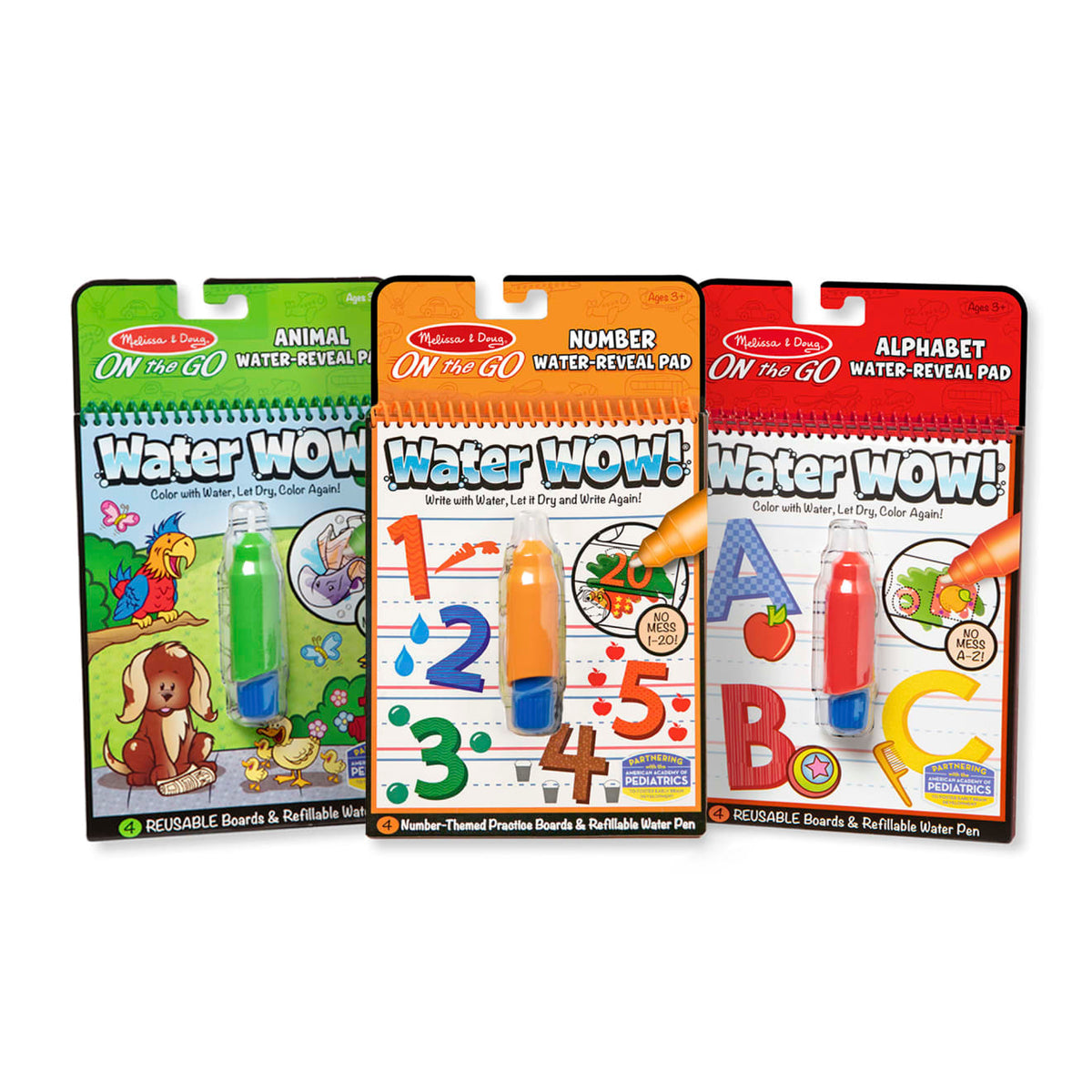 Water Wow Bundle - Animals, Alphabet & Numbers Z1