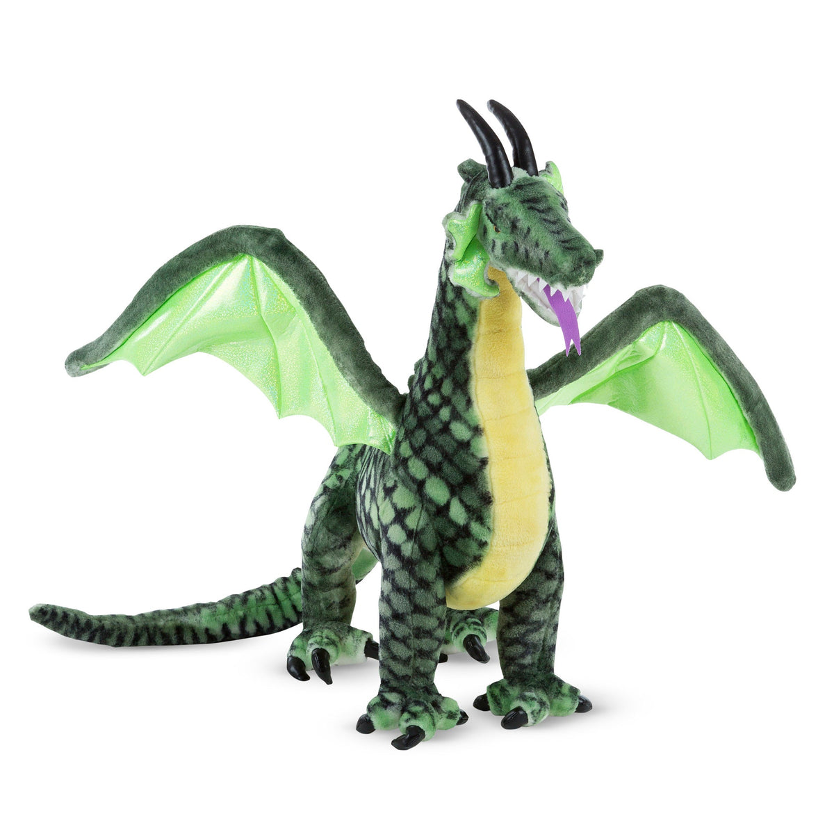 Winged Dragon Lifelike Plush Stuffed Animal D5
