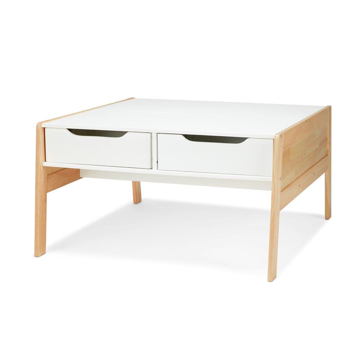 Wooden Art & Activity Table with Bins E3