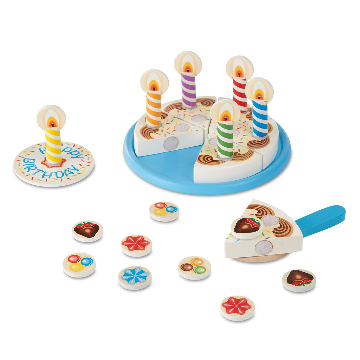 Wooden Birthday Cake Play Set N7