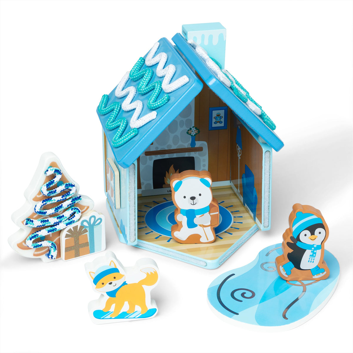 Wooden Gingerbread House Play Set – Winter Frost Y0
