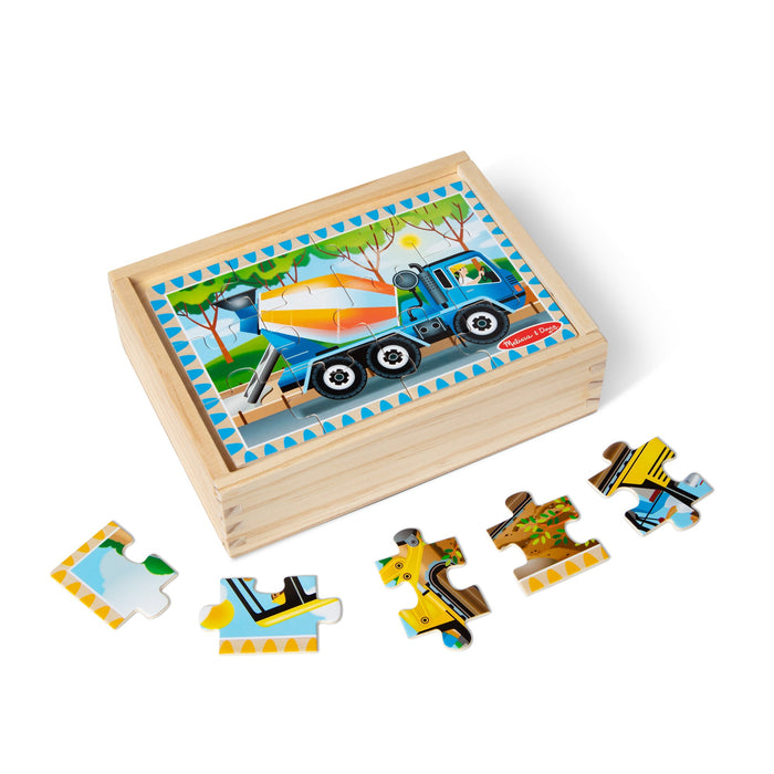 Wooden Jigsaw Puzzles in a Box - Construction B1