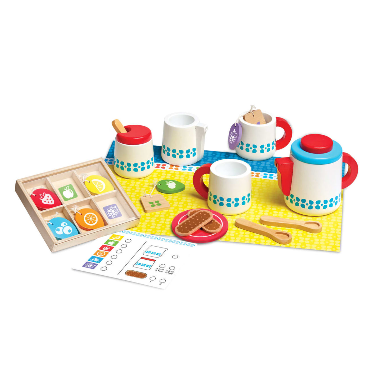 Wooden Steep & Serve Tea Set L0