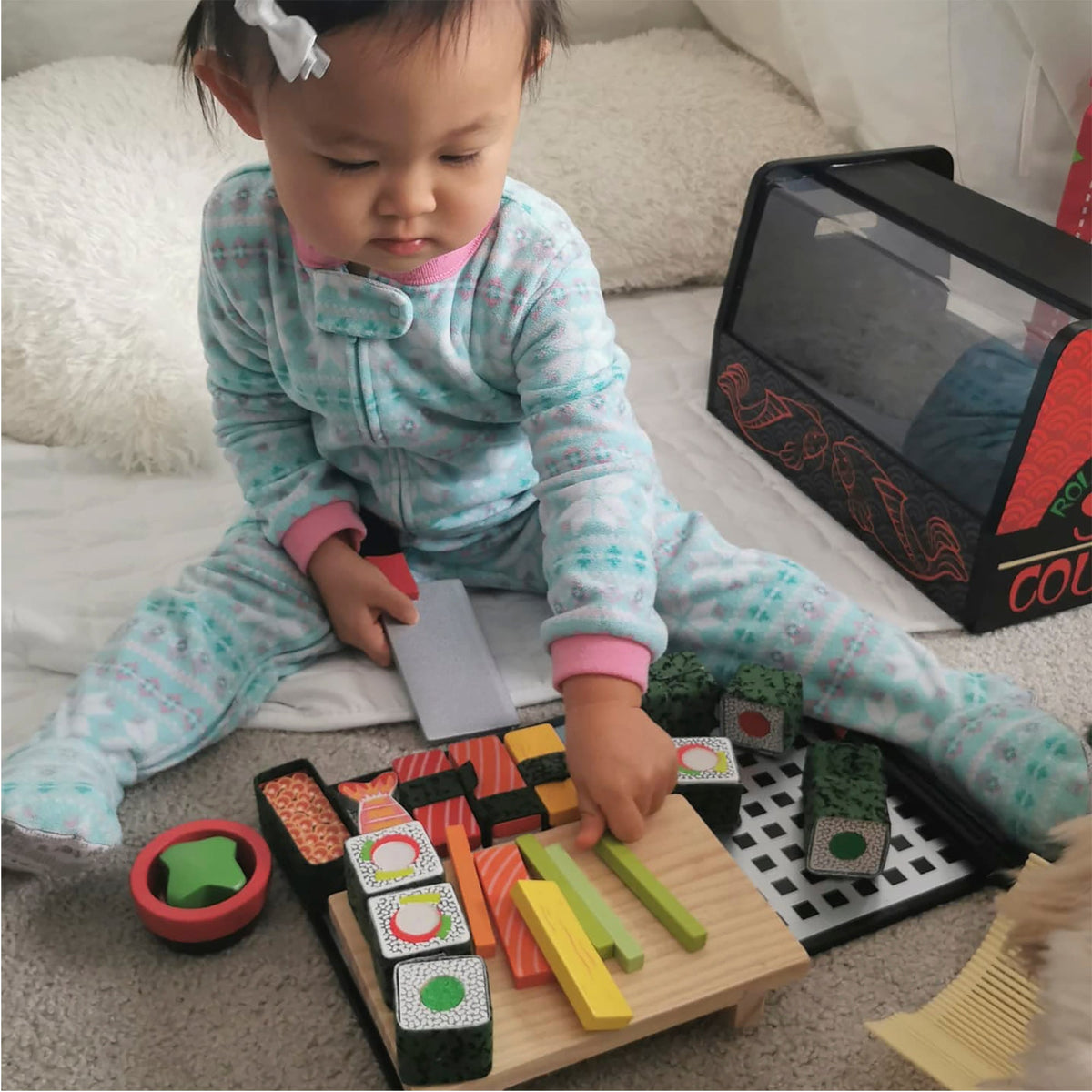 Wooden Sushi Slicing Play Set E3