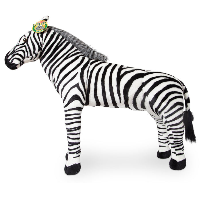 Zebra Lifelike Plush Stuffed Animal I3