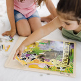 African Plains Wooden Jigsaw Puzzle - 24 Pieces F3