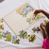 African Plains Wooden Jigsaw Puzzle - 24 Pieces F3