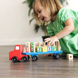 Alphabet Blocks Wooden Truck X5