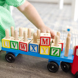 Alphabet Blocks Wooden Truck X5
