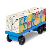 Alphabet Blocks Wooden Truck X5