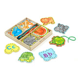 Alphabet Lacing Cards F6