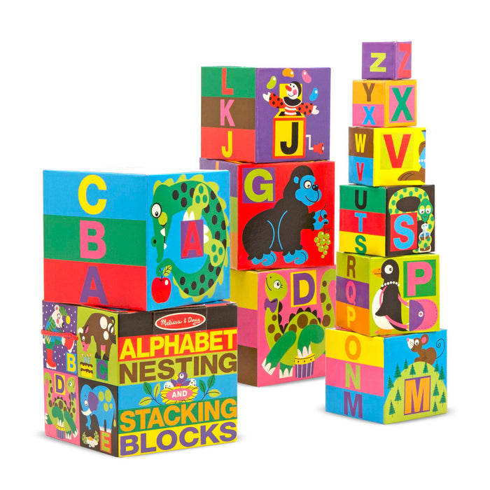 Alphabet Nesting and Stacking Blocks J3
