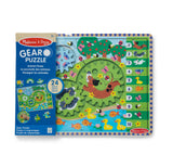 Animal Chase I-Spy Wooden Gear Puzzle K4