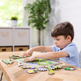 Animal Chase I-Spy Wooden Gear Puzzle K4