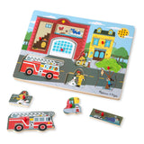 Around the Fire Station Sound Puzzle - 8 Pieces V9
