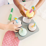 Bake & Decorate Wooden Cupcake Play Set C8