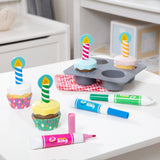 Bake & Decorate Wooden Cupcake Play Set C8