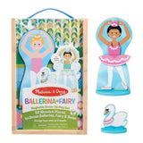 Ballerina/Fairy Magnetic Dress-Up Play Set X7