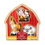 Barnyard Animals Jumbo Knob Puzzle - 3 Pieces T3